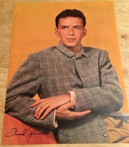 FRANK SINATRA - Recorte de página de revista vintage - Imagen 1 de 2