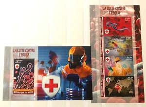 Red Cross / Ebola / La Lutte Centre L"Ebola- stamps Francobolli  MNH** AL - Picture 1 of 1