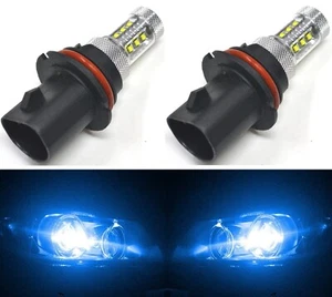 LED 80W 9007 HB5 10000K Blue Two Bulbs Headlight Dual Beam Upgrade Lamp Off Road - Picture 1 of 12