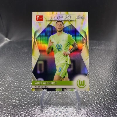 2020-21 Topps Chrome Bundesliga Wout Weghorst Top XI Refractor SP Case Hit - Image 1 of 2
