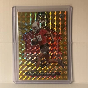 Panini 2024 Mosaic Marvin Harrison RC #304 Cardinals yellow parallel  - Picture 1 of 2