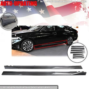 Alerón labial extensión faldón lateral fibra de carbono brillante para Honda Accord 2018-2022 - Imagen 1 de 15