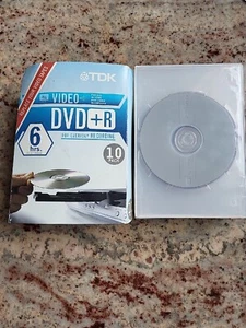 TDK Video DVD Disc 8-Pack New, Missing 2 Discs For Everyday Recording Replace - Picture 1 of 10
