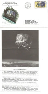 SPACE FIRST DAY COVER (1975) NASA TIROS Weather Satellite 15th Anniversary - Picture 1 of 2