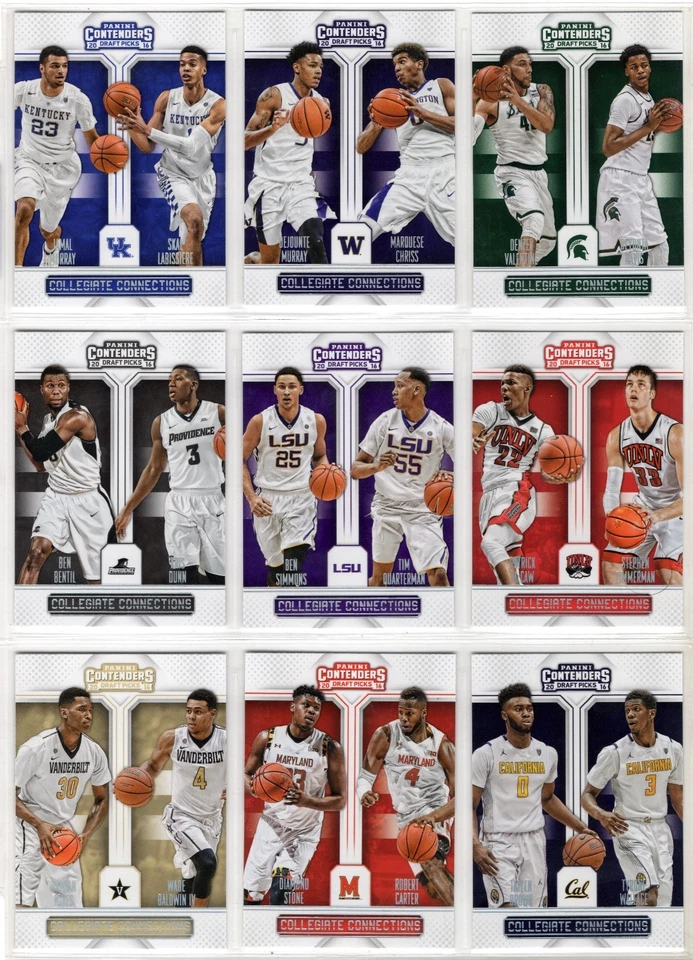 2016-17 Panini Contenders Draft Picks Collegiate Connections You Pick the Player - Image 1 of 1