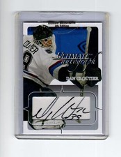 2003-04 BAP Ultimate Memorabilia AUTO #85 Dan Cloutier *#/135