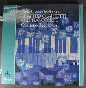 BEETHOVEN Quattro Quartetti Con Pianoforte LP ITL 70004 ITALIA - Picture 1 of 6