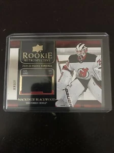 2020-21 Upper Deck MACKENZIE BLACKWOOD Rookie Retrospective Jersey #RR-8 - Picture 1 of 2