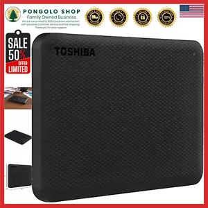 Canvio Advance Black 2TB USB 3.0 Drive - Automatic Backup & Easy Portability - Picture 1 of 6