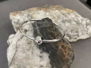 Clogau Silver & 9ct Rose Gold Tree of Life Milestones Bangle 17.5cm Rare - Picture 1 of 12