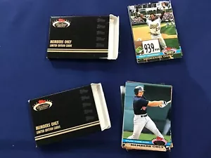 1991 Topps Stadium Club Baseball Members Only 10 Card and 20 Card Sets E1033 - Picture 1 of 9