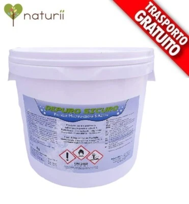 Pastiglie Piscina 6 In1 Cloro Multi Azione 5Kg Pastiglie 200Gr Mantenimento Depu - Immagine 1 di 2