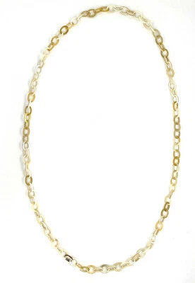 camilieri Horn Büffelhorn Halskette Kette natur beige Hornkette zierlich NEU - Bild 1 von 4