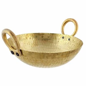 Brass Kadhai, 3 Litre,100% Pure Brass - Picture 1 of 5