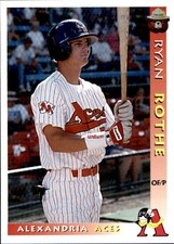 1996 Alexandria Aces Grandstand #2 Ryan Rothe D'Hanis Texas TX Baseball Card