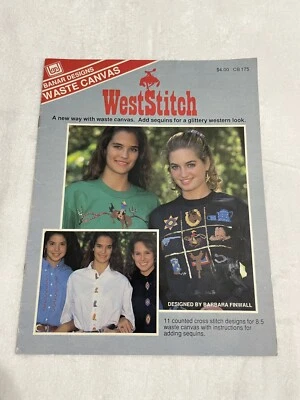 Banar Designs West Stitch Cross Stitch Waste Canvas 11 Designs Barbara Finwall - Image 1 of 4