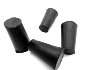 Rubber Stopper Plug 13/32" To 19/32" ID Hole Plug 11mm To 14 mm Hole Solid #00 - Picture 1 of 12