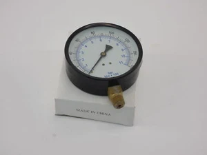 Pressure Gauge 98601575 3.5" Face Dial 0-160 PSI 1/4NPT Bottom Connection - N... - Picture 1 of 4