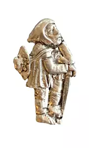Medieval Pilgrim Handmade Pewter Lapel Pin Badge - Picture 1 of 2