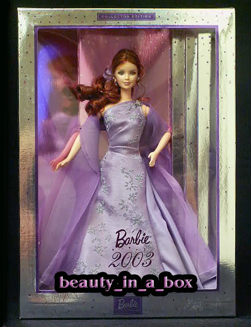 2003 Barbie Collectibles Collector Edition Doll Mattel #B0144 Blonde & Purple