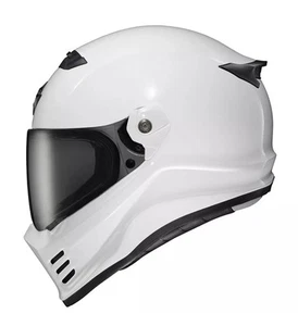 CASCO de motocicleta Scorpion EXO Covert FX ECE/DOT Core Series cabeza media blanco - Imagen 1 de 24