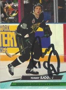 TOMMY SJODIN - 1992-93 Fleer Ultra - Minnesota North Stars - original signiert - Bild 1 von 1
