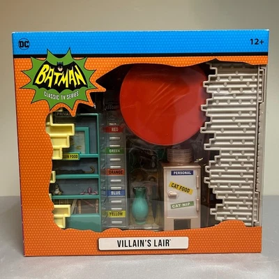 Batman DC Retro 66 Clássicos Série de TV Villain's Lair Playset McFarlane Brinquedos Novo - Imagem 1 de 4