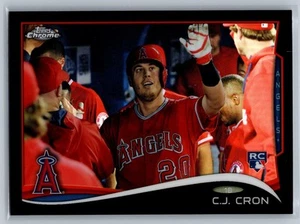 2014 Topps Chrome #151 C.J. Cron Black Refractors #/100 - Picture 1 of 2
