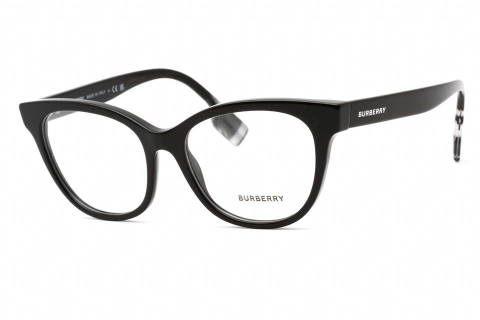 BURBERRY EVELYN BE2375 3001 Black / Demo Lens 53 Eyeglasses