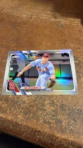 2021 Topps Chrome Baseball Refractor Paul Goldschmidt #14 - Picture 1 of 2