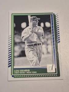 2025 Donruss Baseball Base #55 Lou Gehrig - New York Yankees - Picture 1 of 2