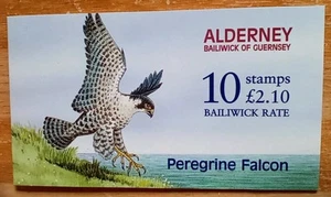 Alderney Mint Stamps Booklet. Peregrine Falcon 10 x 21p. In Very GOOD CONDITION. - Picture 1 of 4