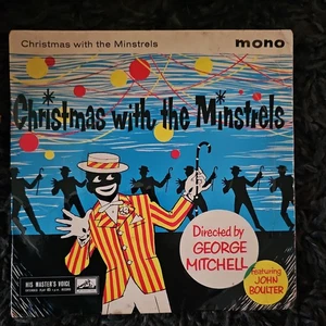 CHRISTMAS WITH THE MINSTRELS VINYL 45 UK IMPORT RECORD 7" HMV 5844 RARE STEREO ! - Picture 1 of 4