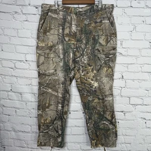 Hobbs Creek Realtree Camouflage Cargo Pants Mens XL Distressed Hunting Outdoor - Picture 1 of 21