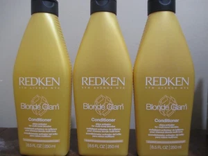 Lot of 3 Redken Blonde Glam Conditioner 8.5 fl oz Discontinued - Picture 1 of 1