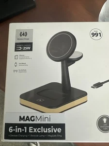 Mag Mini Black Wireless Charging Station Dock - Photo 1 sur 4