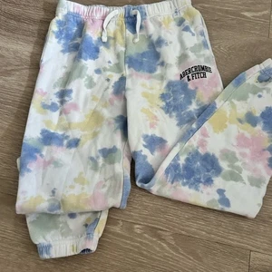 Abercrombie & Fitch Jogginghose blau und gelb - Bild 1 von 2