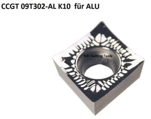 10 Stück CCGT 09T302- AL K10 für Alu, kupfer und Kunstoff mit Rechnung - Picture 1 of 2
