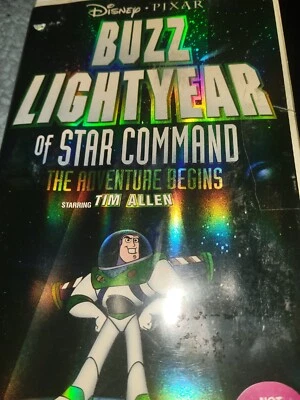 "Buzz Lightyear Of Star Command The Adventure Begins" Disney VHS Movie Cartoon - Image 1 of 3