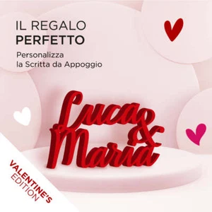 Scritta da Appoggio Personalizzata Romantic - Picture 1 of 20