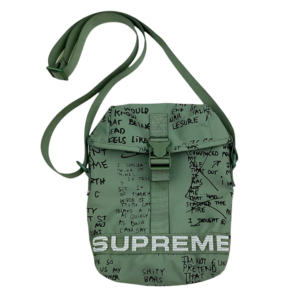 Bolso lateral de campo militar Supreme SS23 verde oliva Gonz Foto 1 de 4