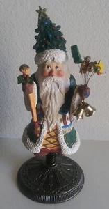 Whimsical Santa Claus Bobble Metal Spring  Christmas Holiday Deco Figure  - 13" - Bild 1 von 7