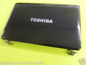 Toshiba Sat L655D-S5093 LCD Rückseite Abdeckung mit Scharnieren + Webcam - Bild 1 von 2