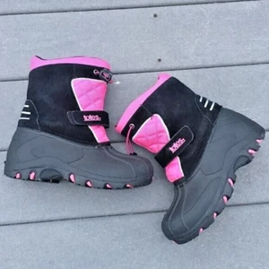 Top Zustand TOTES rosa schwarz Schneestiefel Gr. 3 - Bild 1 von 7