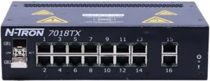 N-TRON 7018TX MANAGED ETHERNET SWITCH - Picture 1 of 4