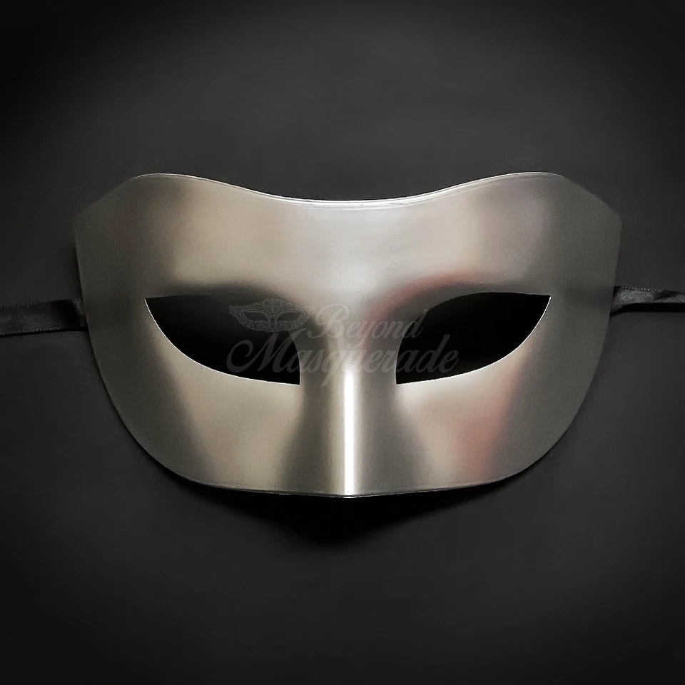 Tuxedo Mask, Masquerade Mask for Men, Simple Venetian Masquerade Ball Mask - Image 1 of 1