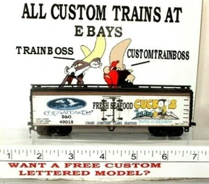 HO SCALE CUSTOM LETTERED CUCKOOS SEAFOOD REEFER LOT E 🐟🐟🐟🐟 - Picture 1 of 14
