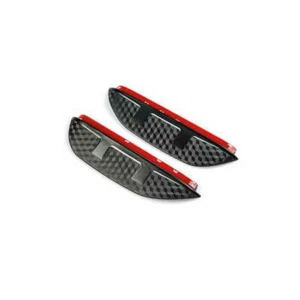 For Cadillac CT6 2016-2020 Gloss Black Rearview Mirror Rain Eyebrow Frame Trim - Picture 1 of 8