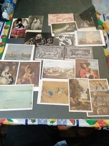 MUSEO DE ARTE 19 postales, piezas maestras, postales de galería de arte años 1950-70 - Imagen 1 de 10