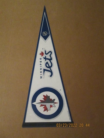 NHL Winnipeg Jets Vintage Circa 2019 Wincraft Team Logo Hockey Pennant #2 Cover